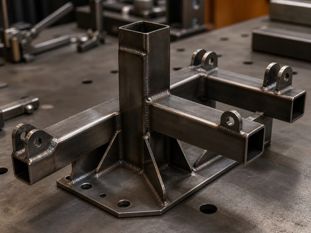 Ferum welded metal assembly